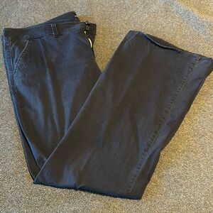 Navy Blue American Eagle Artist Pants Size 16 Long